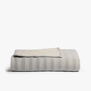 Parachute - Desert Stripe Bed Blanket Queen/King Cove - Parach Blue